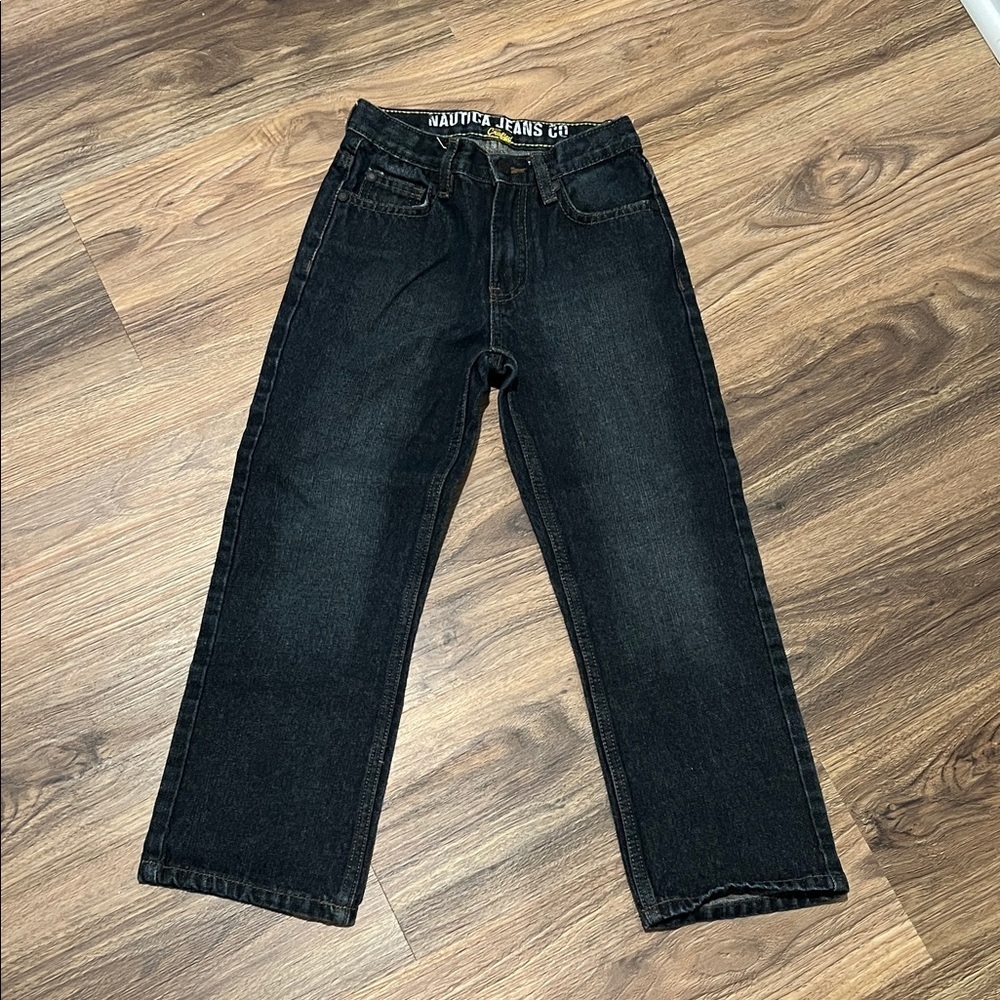 Nautica Men’s Black Straight-Leg Jeans